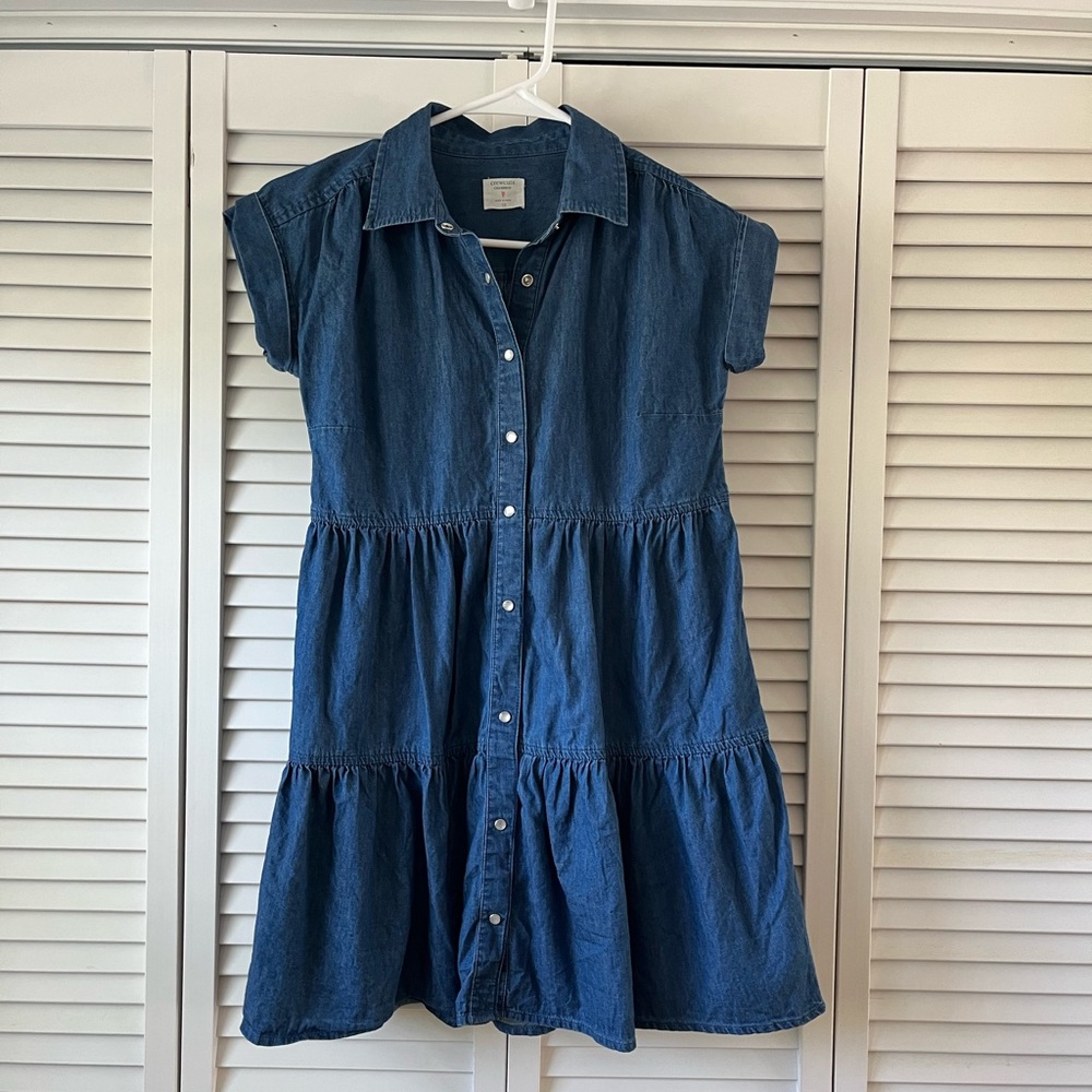 JCrew Crewcuts Chambray Shirt Dress